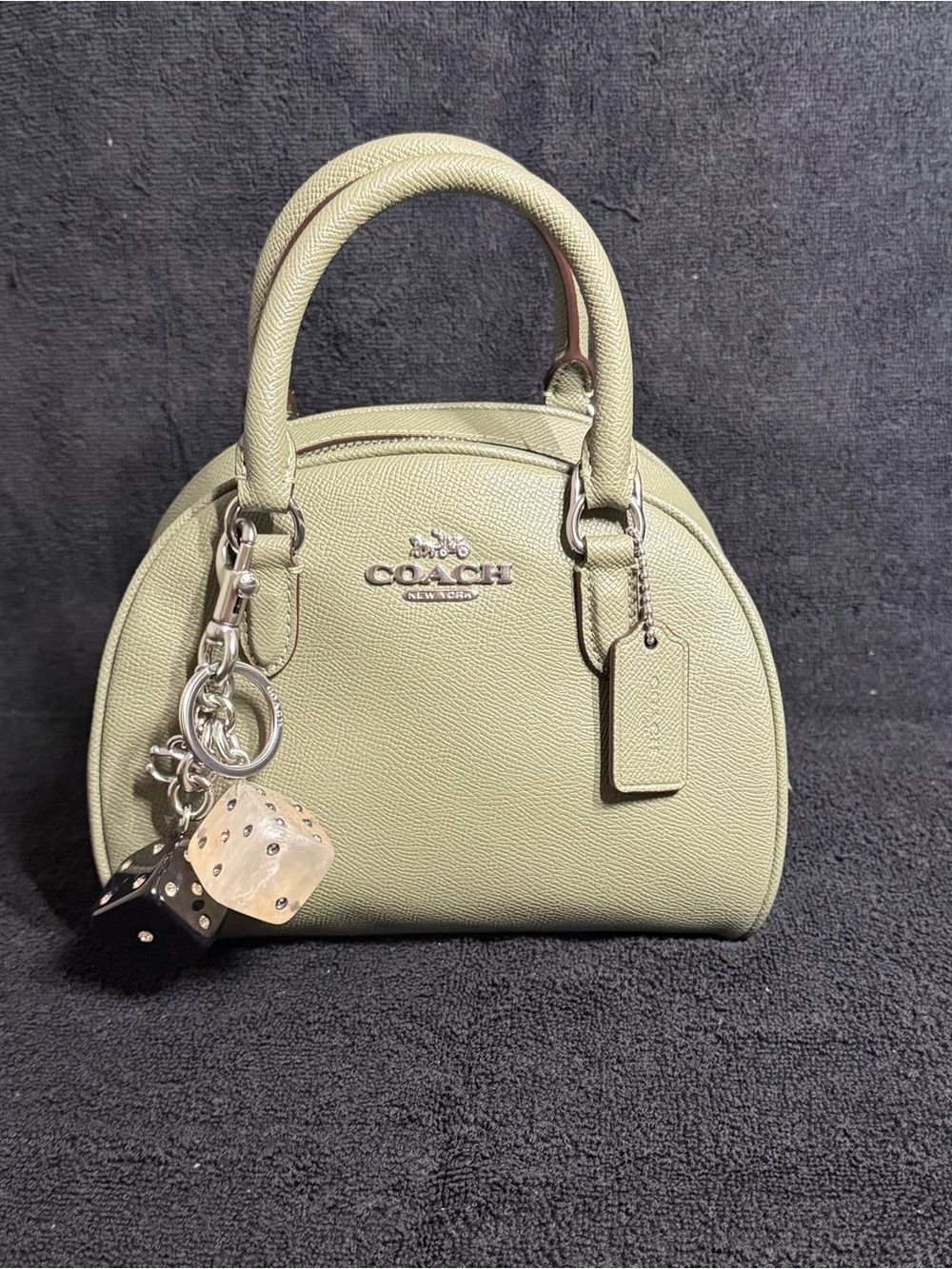 Coach Sage Green Mini Sierra Satchel